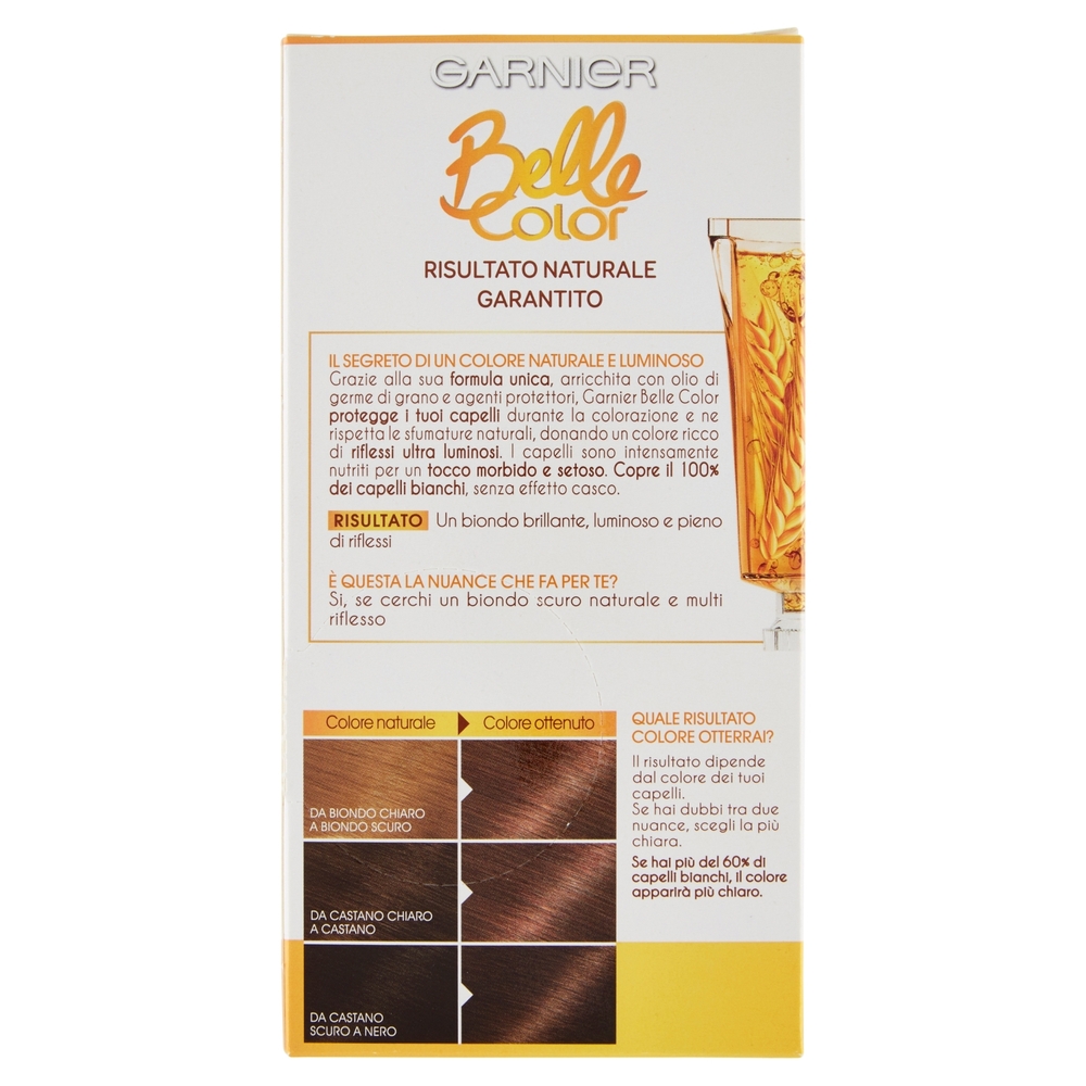 Garnier Belle Color Colore Luminoso, Tinta per Capelli Bianchi 5 Biondo Scuro Naturale